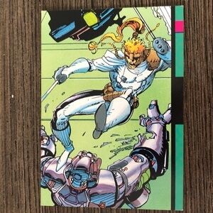Vintage X-Men 1992 trading card: Statterstar (Danger Room Test Sequence #6) #96
